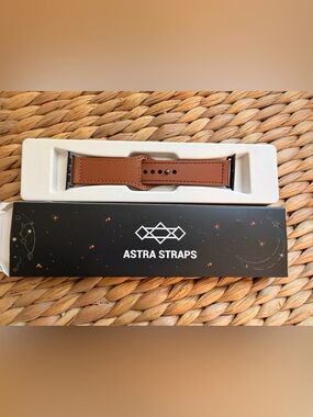 Astra Straps Brown Leather Watch Band